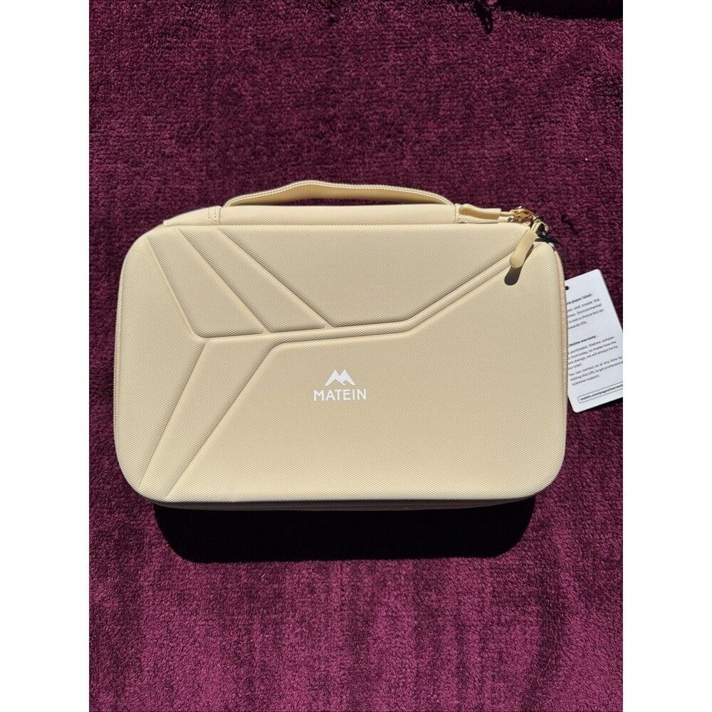 2 in 1 Hardcase Electronic Organizer & Makeup Bag with Mirror NEW
